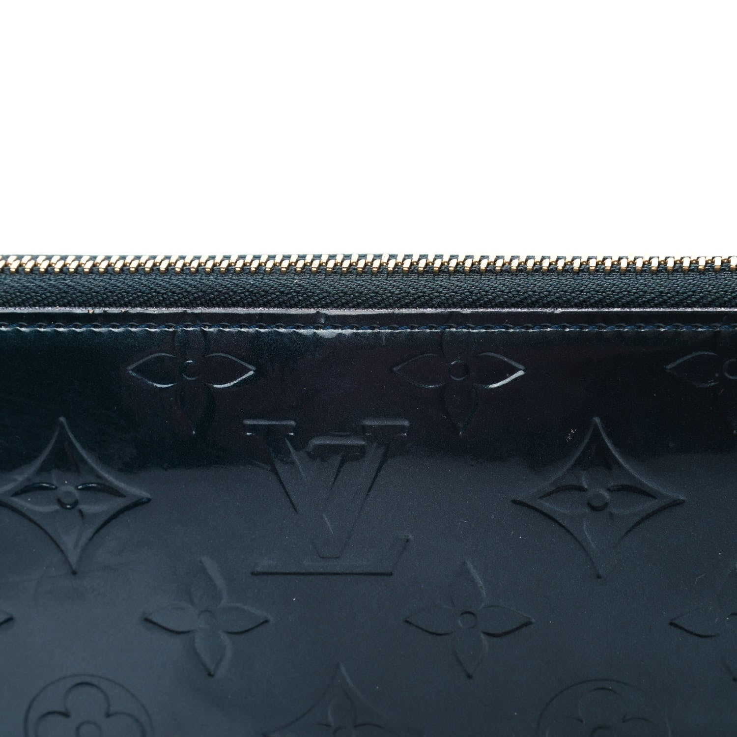 Louis Vuitton Vernis Zippy Wallet Blue Nuit 9 of 11