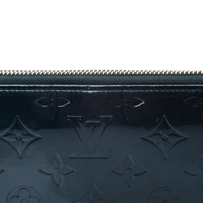 Louis Vuitton Vernis Zippy Wallet Blue Nuit 9 of 11
