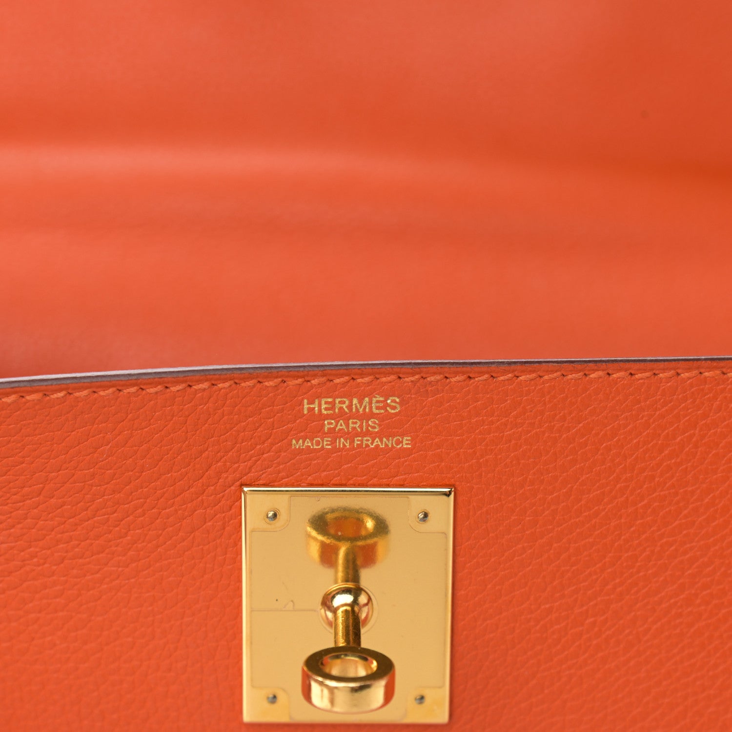 Hermes Evercolor Kelly Retourne 28 Orange 6 of 15