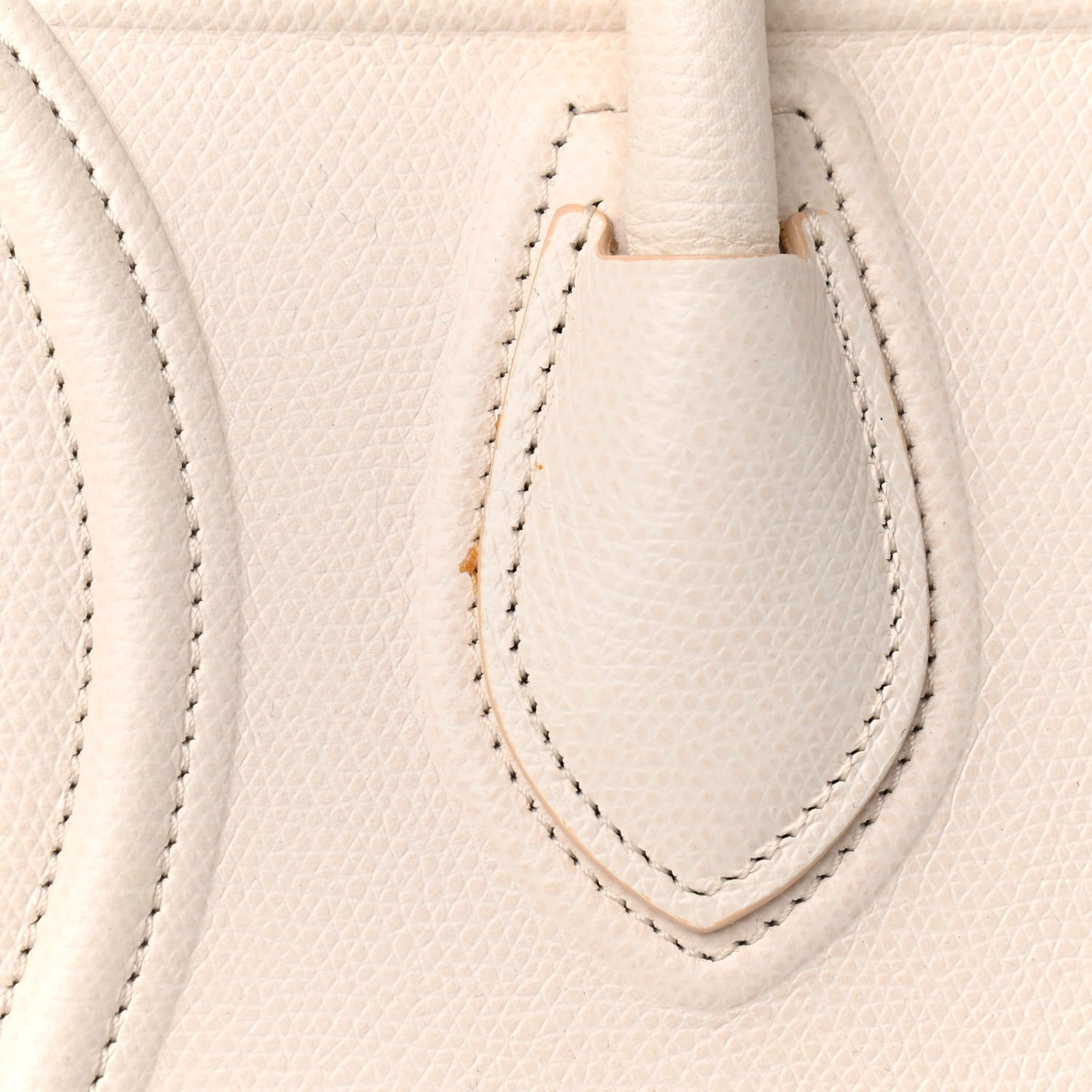 Grained Calfskin Medium Phantom Luggage Cream