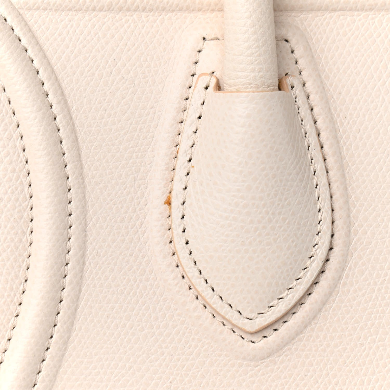 Celine Grained Calfskin Medium Phantom Luggage Cream 6 of 11
