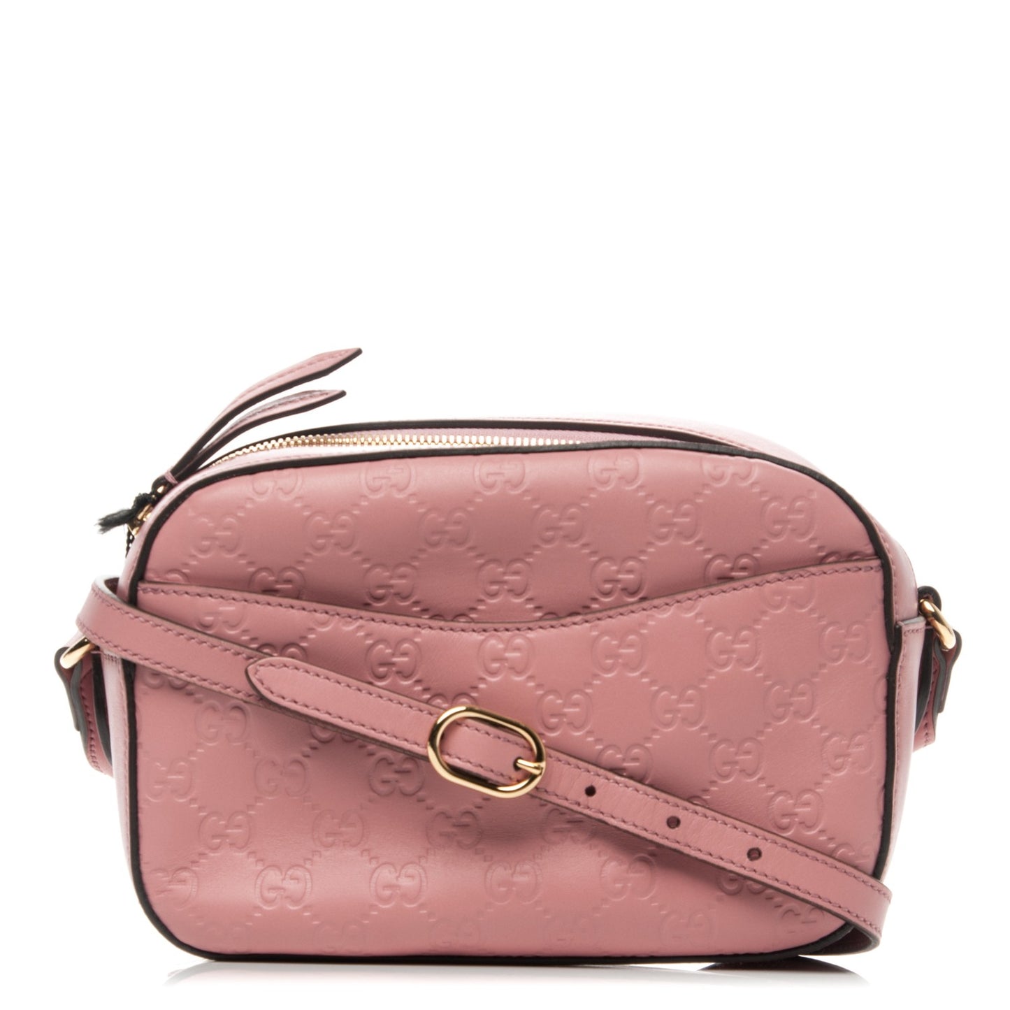Guccissima Signature Small Camera Bag Rose Baby Candy
