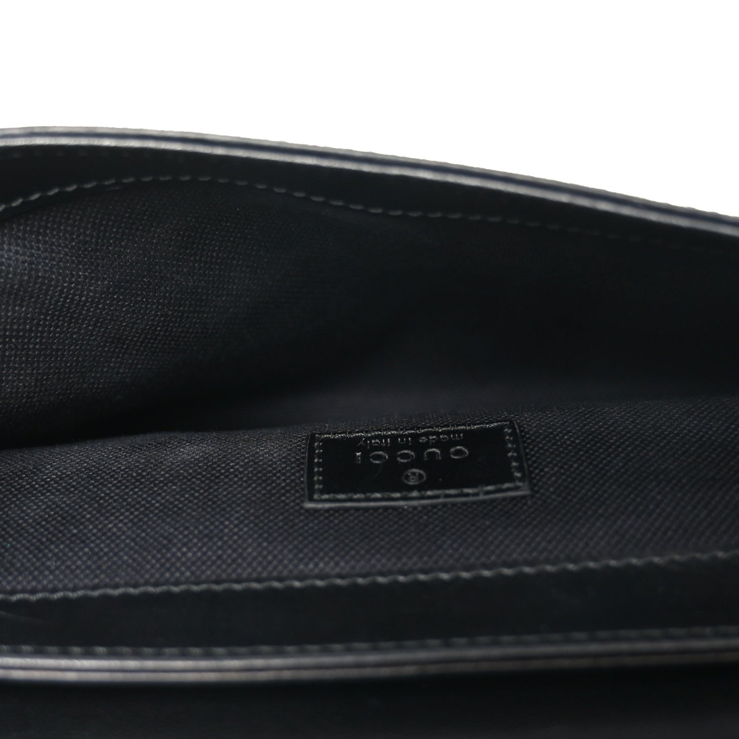 GG Supreme Monogram Web Small Belt Bag Black Grey