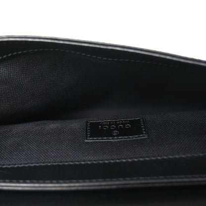 Gucci GG Supreme Monogram Web Small Belt Bag Black Grey 5 of 9