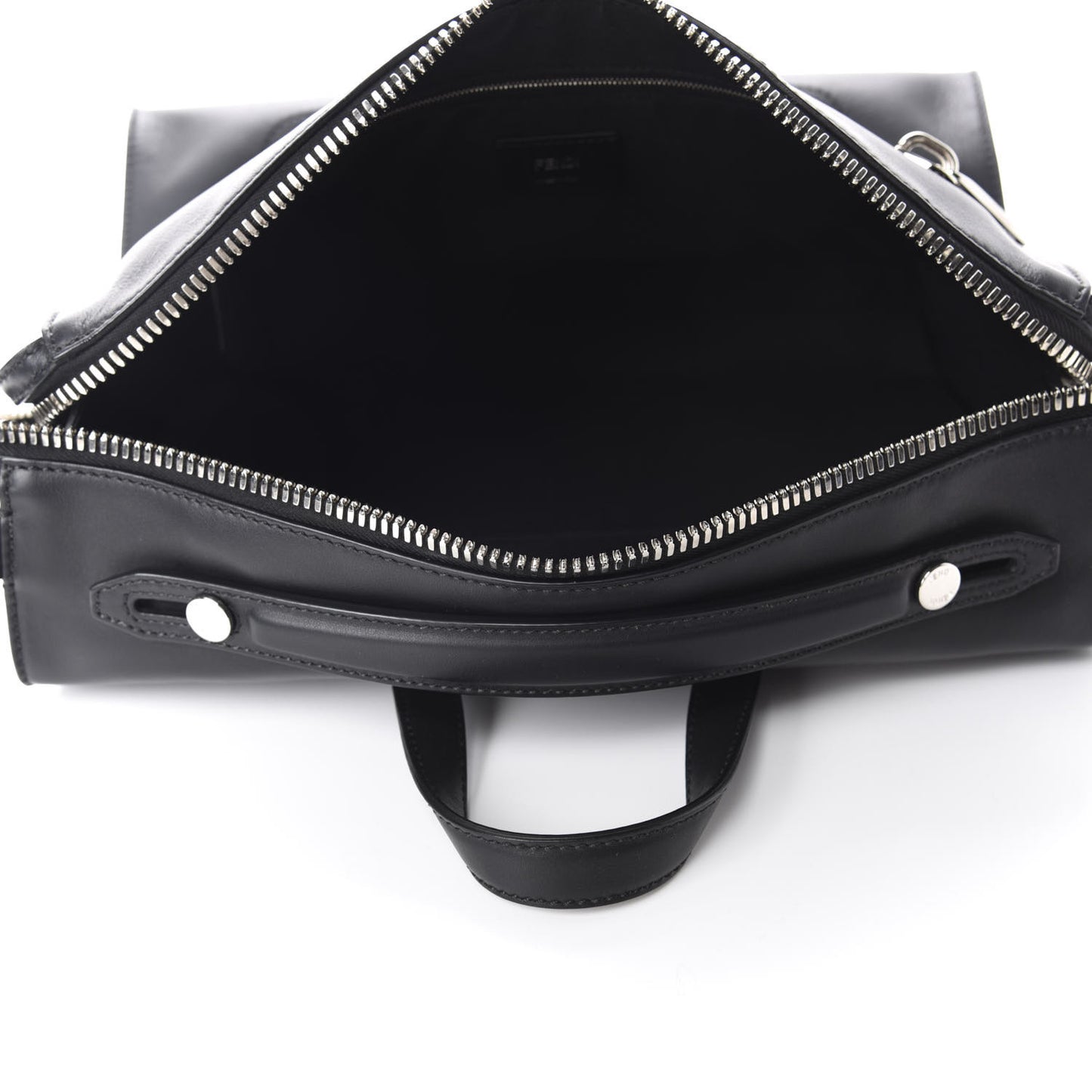 Calfskin Monster Eyes Lui Urban Briefcase Black