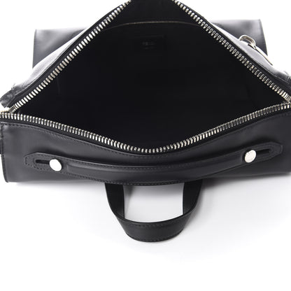 Fendi Calfskin Monster Eyes Lui Urban Briefcase Black 5 of 10
