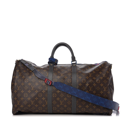 Louis Vuitton Monogram Taiga Outdoor Keepall Bandouliere 55 1 of 8
