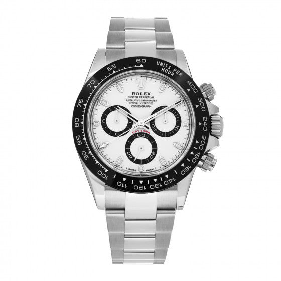 Stainless Steel 40mm Oyster Perpetual Cosmograph Daytona Panda Watch White 116500LN