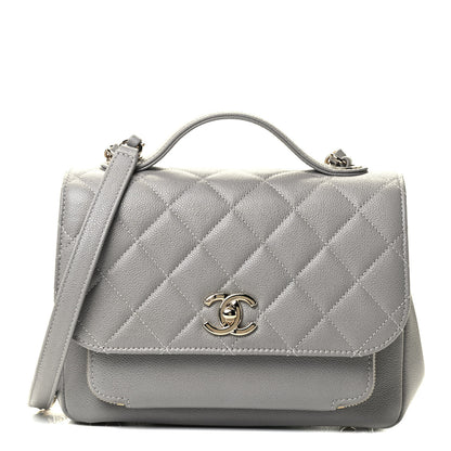 Chanel Caviar Quilted Medium Business Affinity Flap Grey 1 of 9