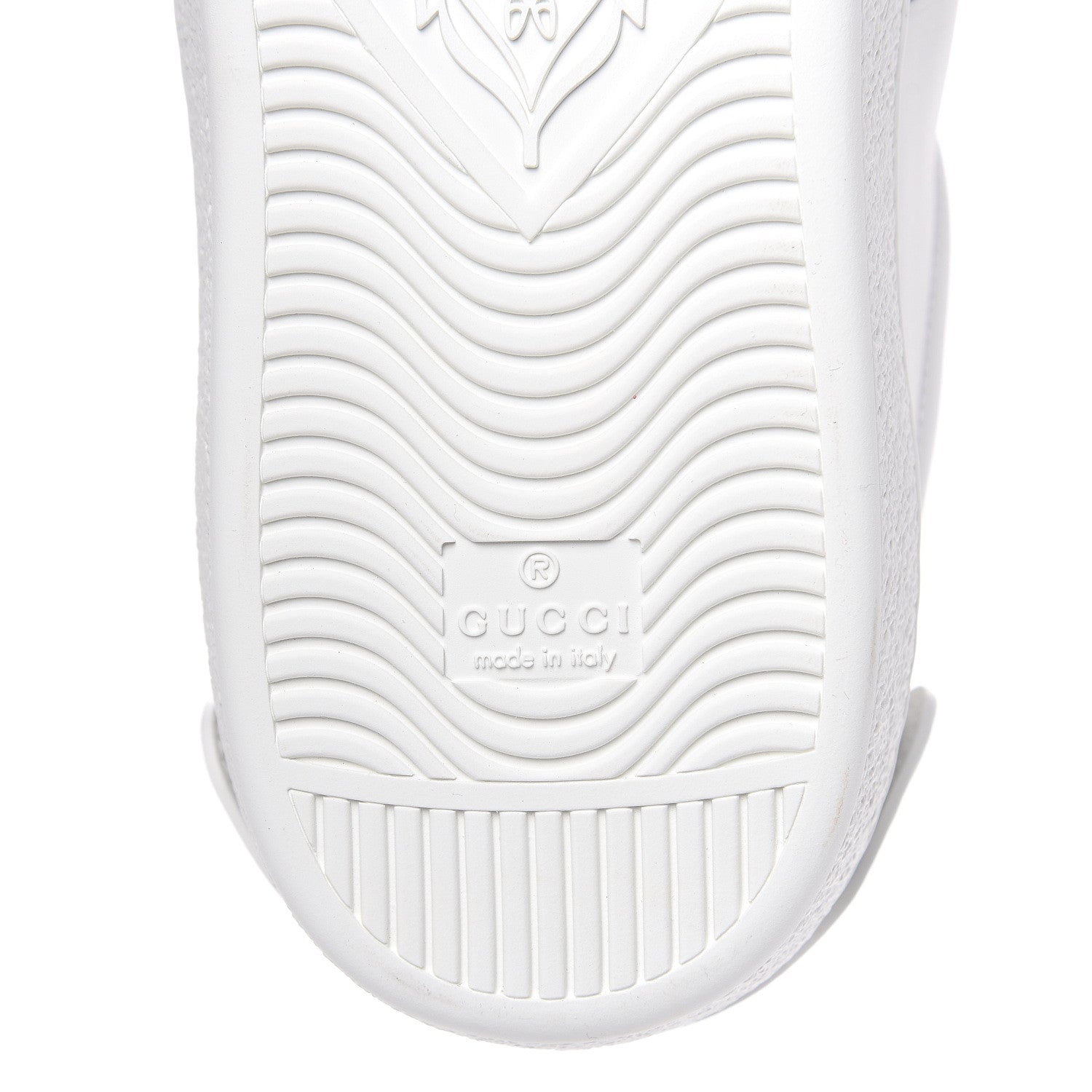 Gucci Calfskin Ayers Embroidered Web Mens Ace Removable Patches High Top Sneakers 13 White 8 of 12
