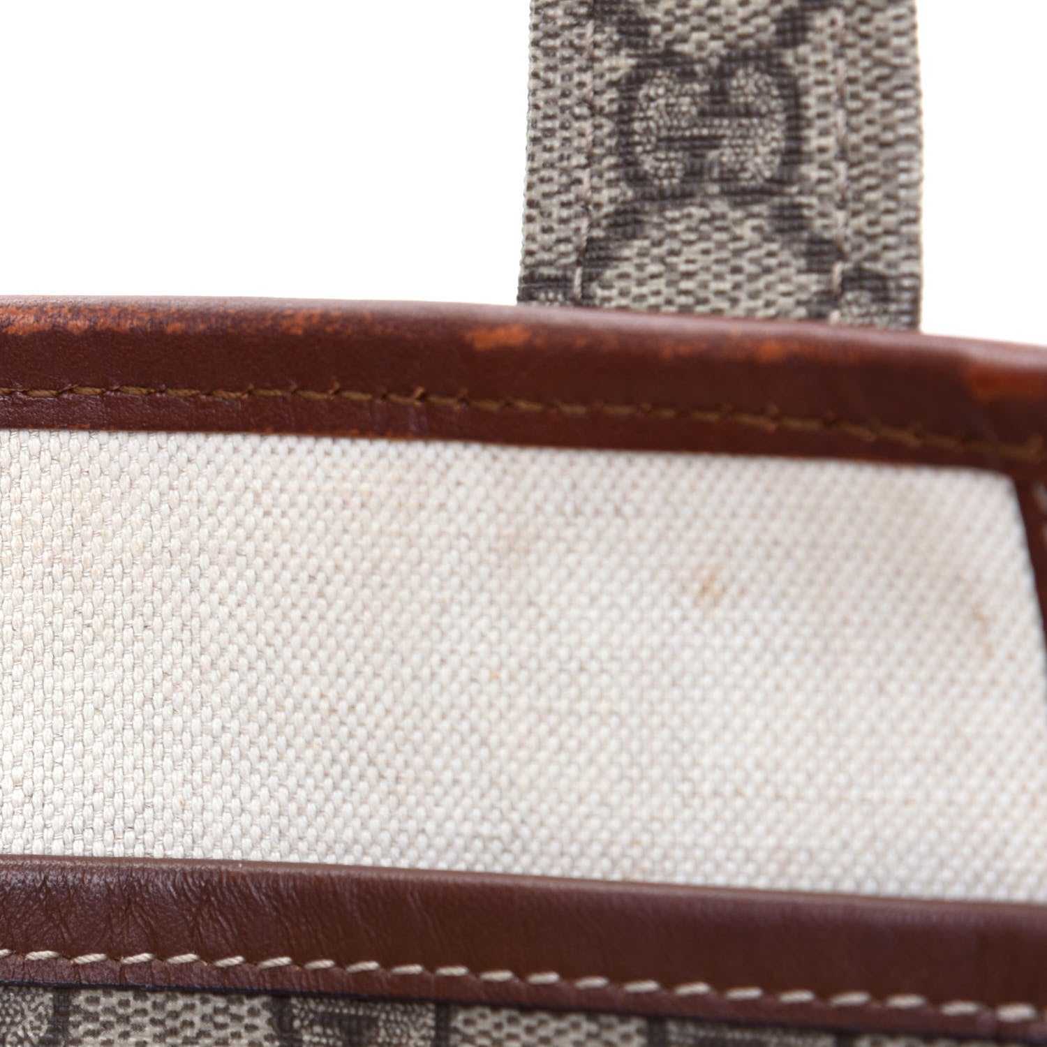 Gucci GG Plus Monogram Medium Signature Web Loop Tote Brown 13 of 17