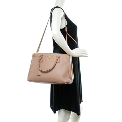 Prada Saffiano Medium Galleria Double Zip Tote Cammeo 2 of 13