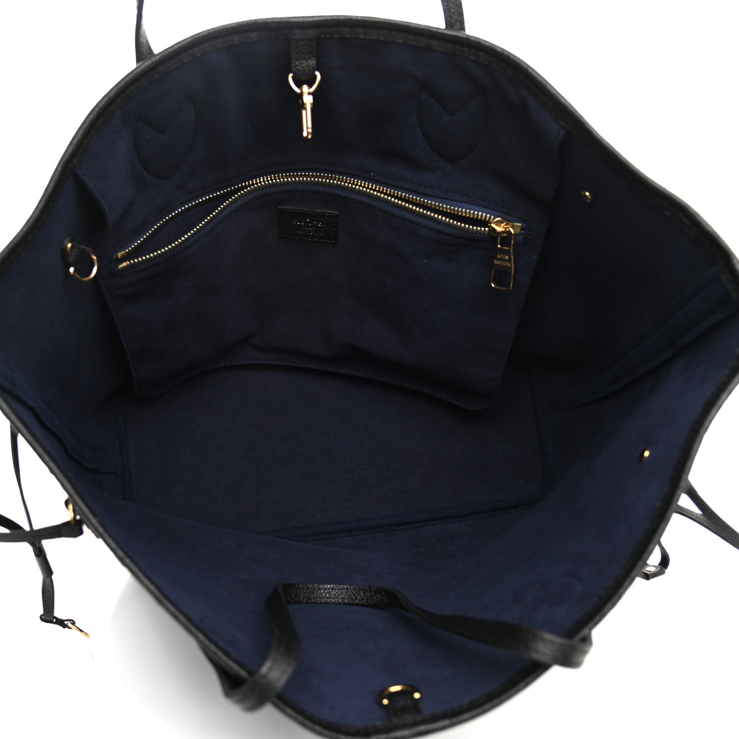 Louis Vuitton Empreinte Monogram Giant Neverfull MM Black 8 of 17