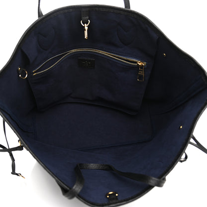 Louis Vuitton Empreinte Monogram Giant Neverfull MM Black 8 of 17