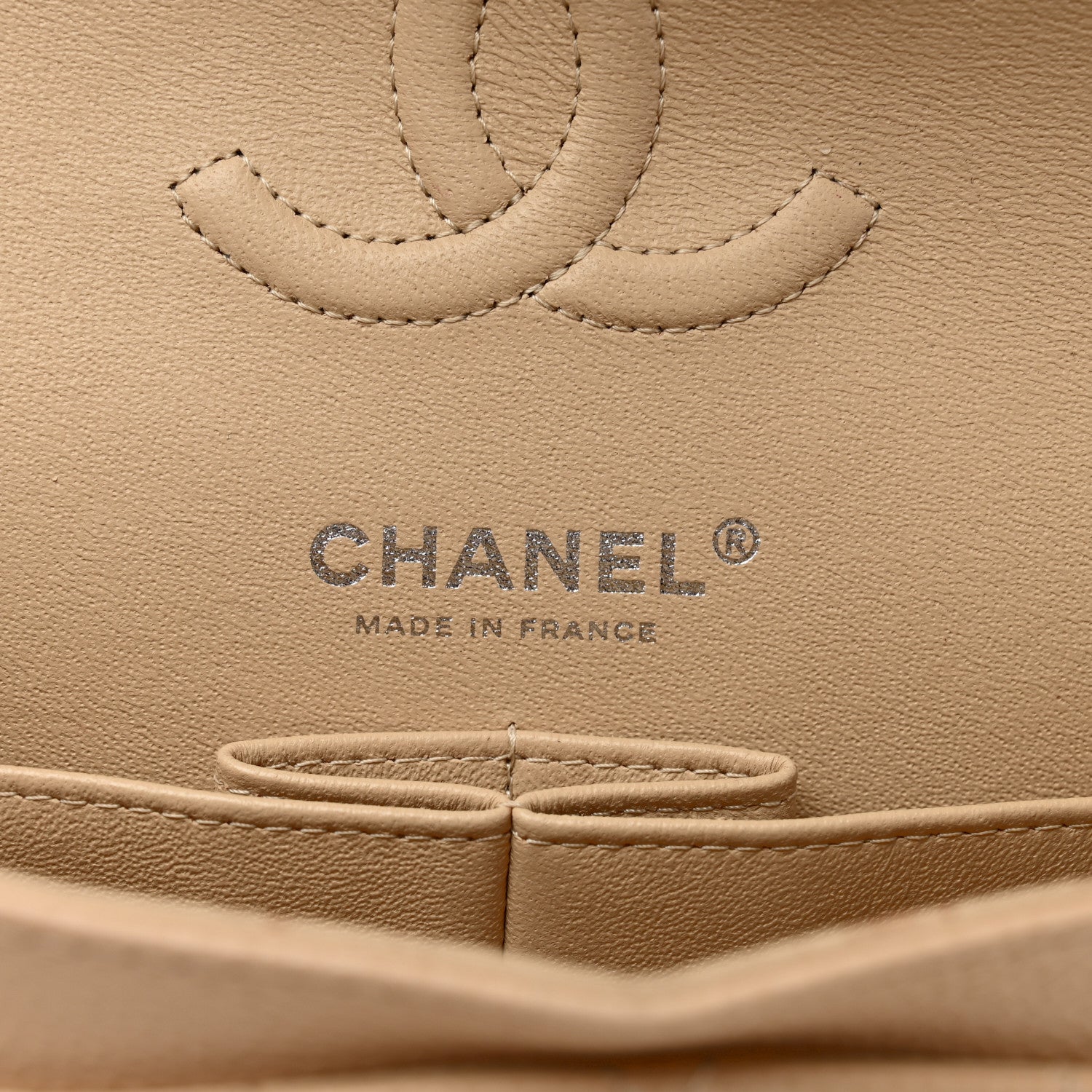 Chanel Caviar Quilted Small Double Flap Beige 6 of 12
