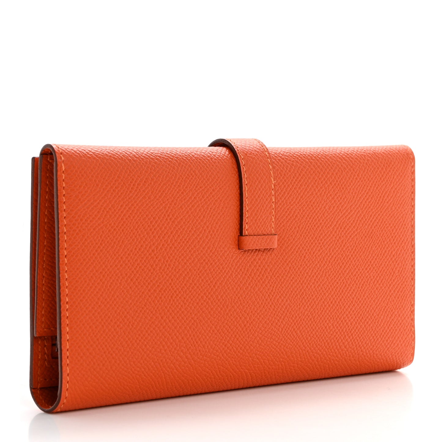 Epsom Tri-Fold Bearn Gusset Wallet Orange