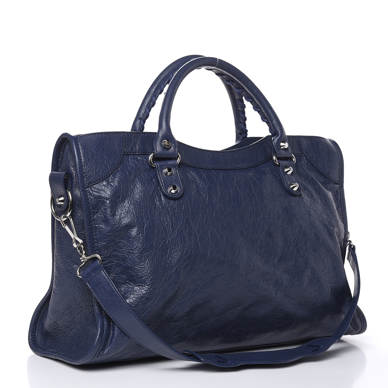 Balenciaga Agneau Classic Silver Hardware City Gris Chartreux 3 of 9
