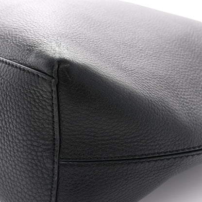 Valentino Garavani Grained Calfskin Rockstud Shoulder Tote Black 13 of 13