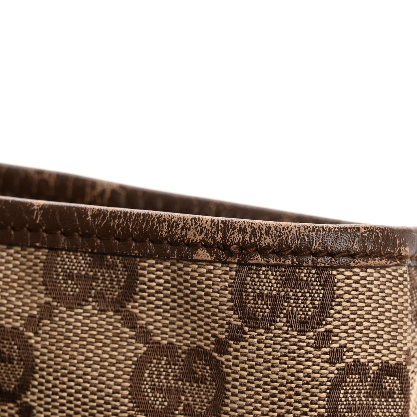 Calfskin Monogram Tall Tote Brown