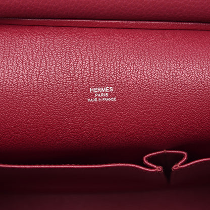 Hermes Taurillon Clemence Jypsiere 28 Rubis 6 of 8