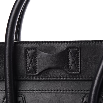 Celine Smooth Calfskin Mini Luggage Black 11 of 16