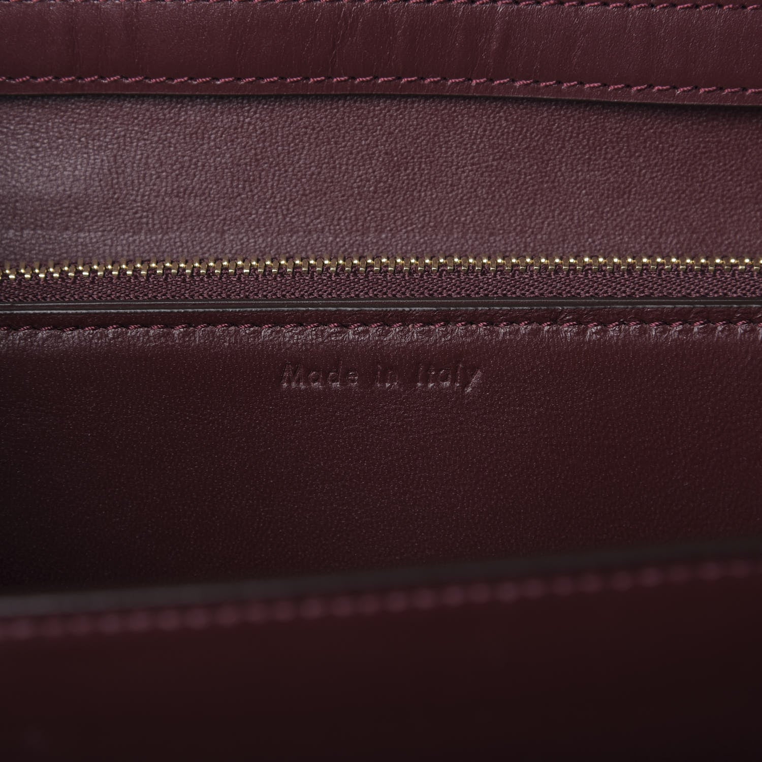 Celine Box Calfskin Medium Classic Box Flap Bag Burgundy 9 of 9