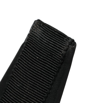 Prada Re-Nylon Metal Triangle Logo Headband Black 5 of 5