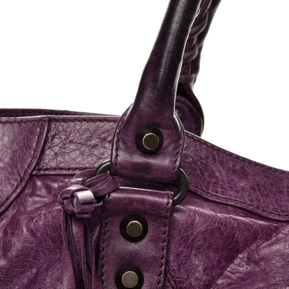 Balenciaga Agneau Classic Hardware City Raisin 9 of 16