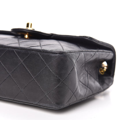 Chanel Lambskin Quilted Mini Square Flap Black 6 of 11
