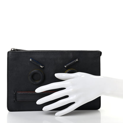 Fendi Faces Slim Clutch Black 2 of 7