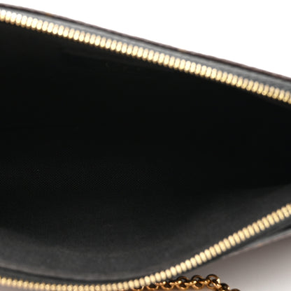 Louis Vuitton Monogram Pallas Clutch Black 5 of 11
