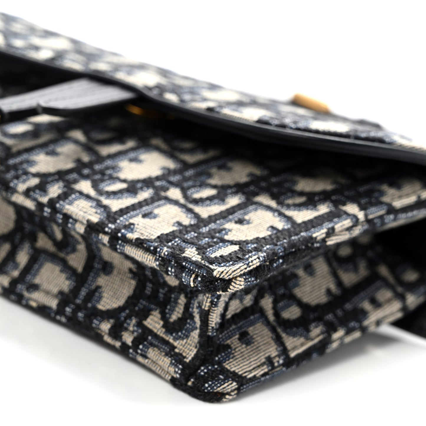 Oblique Saddle Belt Bag Blue