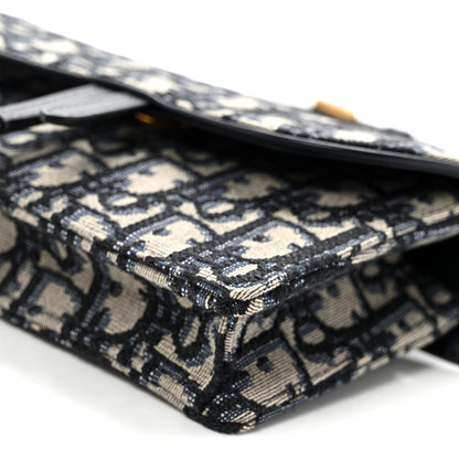 Christian Dior Oblique Saddle Belt Bag Blue 8 of 8