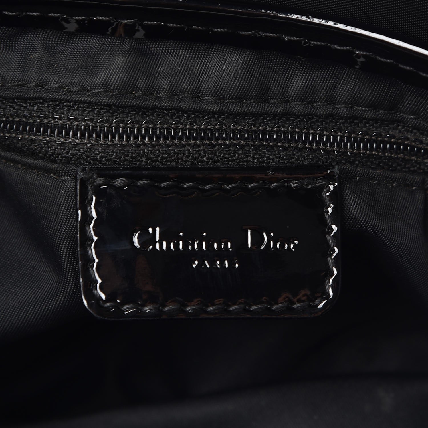 Christian Dior Nylon Saddle Bag Black 6 of 12