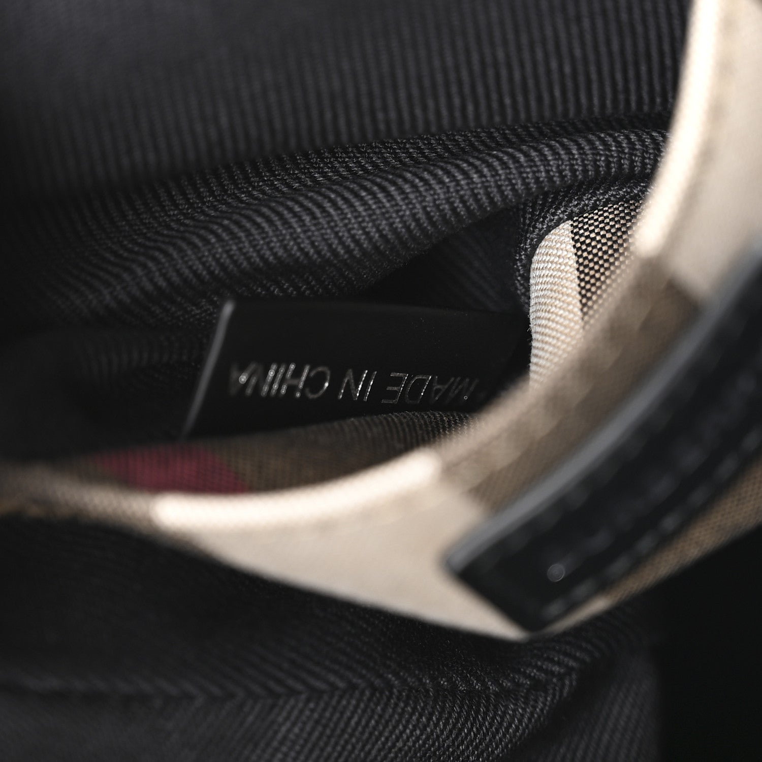 Burberry Canvas Super Exploded Check Vertical Paddy Camera Bag Taupe Brown 7 of 10