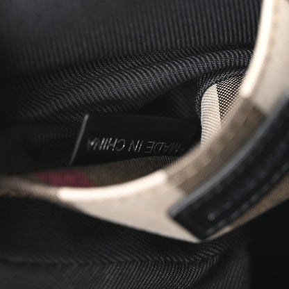 Burberry Canvas Super Exploded Check Vertical Paddy Camera Bag Taupe Brown 7 of 10