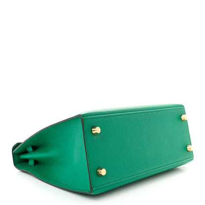 Hermes Epsom Kelly Sellier 25 Vert Jade 4 of 12