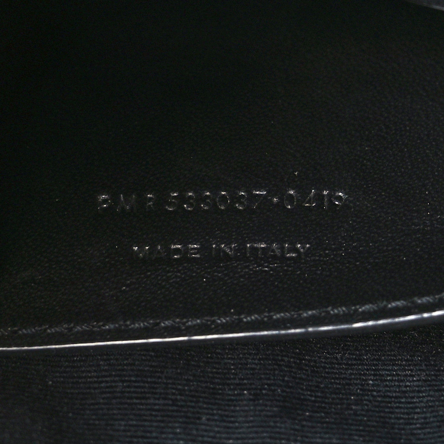 Saint Laurent Crinkled Calfskin Matelasse Monogram Baby Niki Chain Satchel Navy 7 of 10