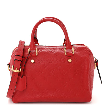 Louis Vuitton Empreinte Speedy Bandouliere 25 Cherry 1 of 11