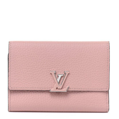 Louis Vuitton Taurillon Capucines Compact Wallet Magnolia 1 of 6