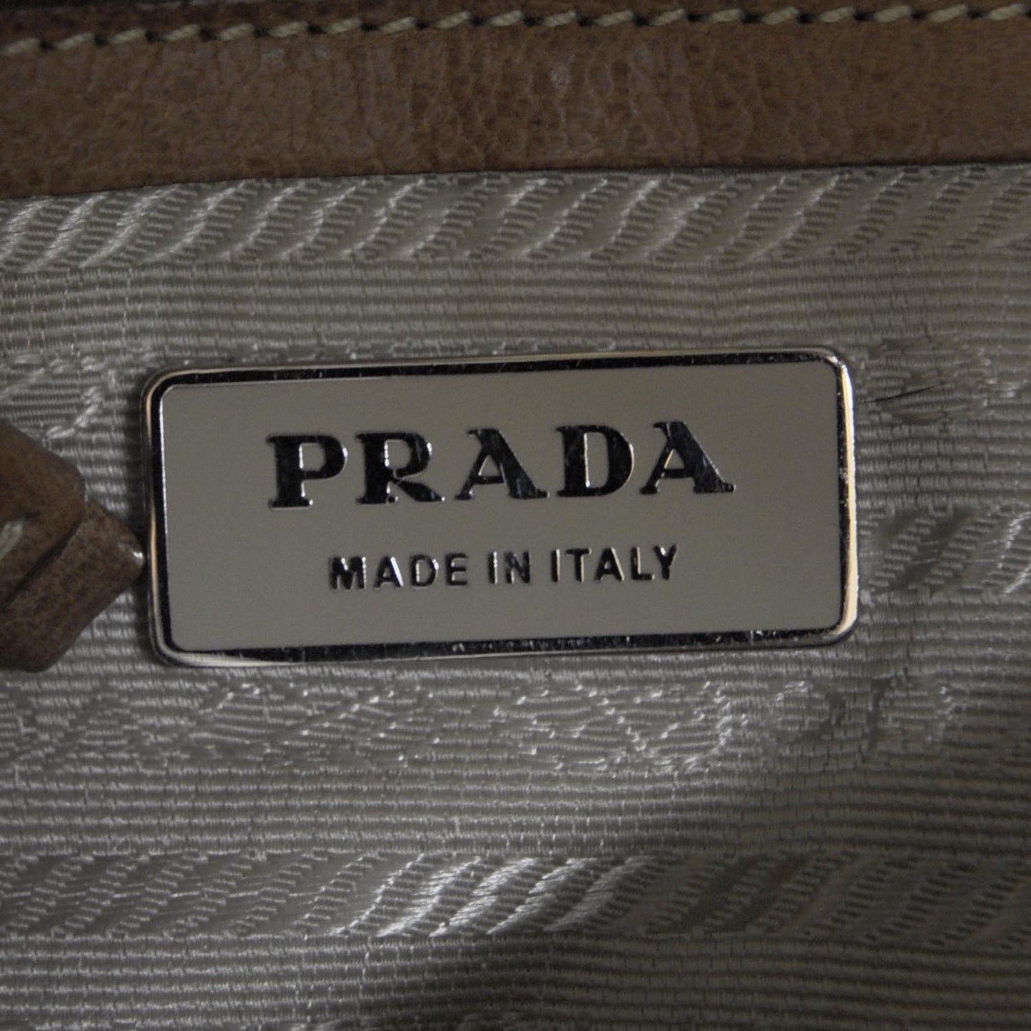 Leather Pushlock Flap Shoulder Bag