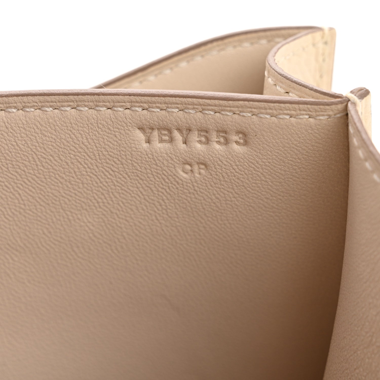 Hermes Epsom Constance 18 Craie 7 of 12