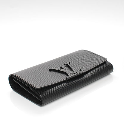 Louis Vuitton Epi Louise Wallet Black 4 of 7