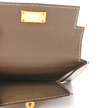 Hermes Epsom Kelly Pocket Compact Wallet Etoupe 5 of 7