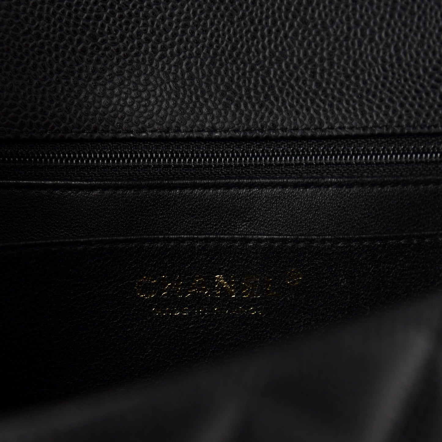 Caviar Quilted Jumbo Single Flap Black