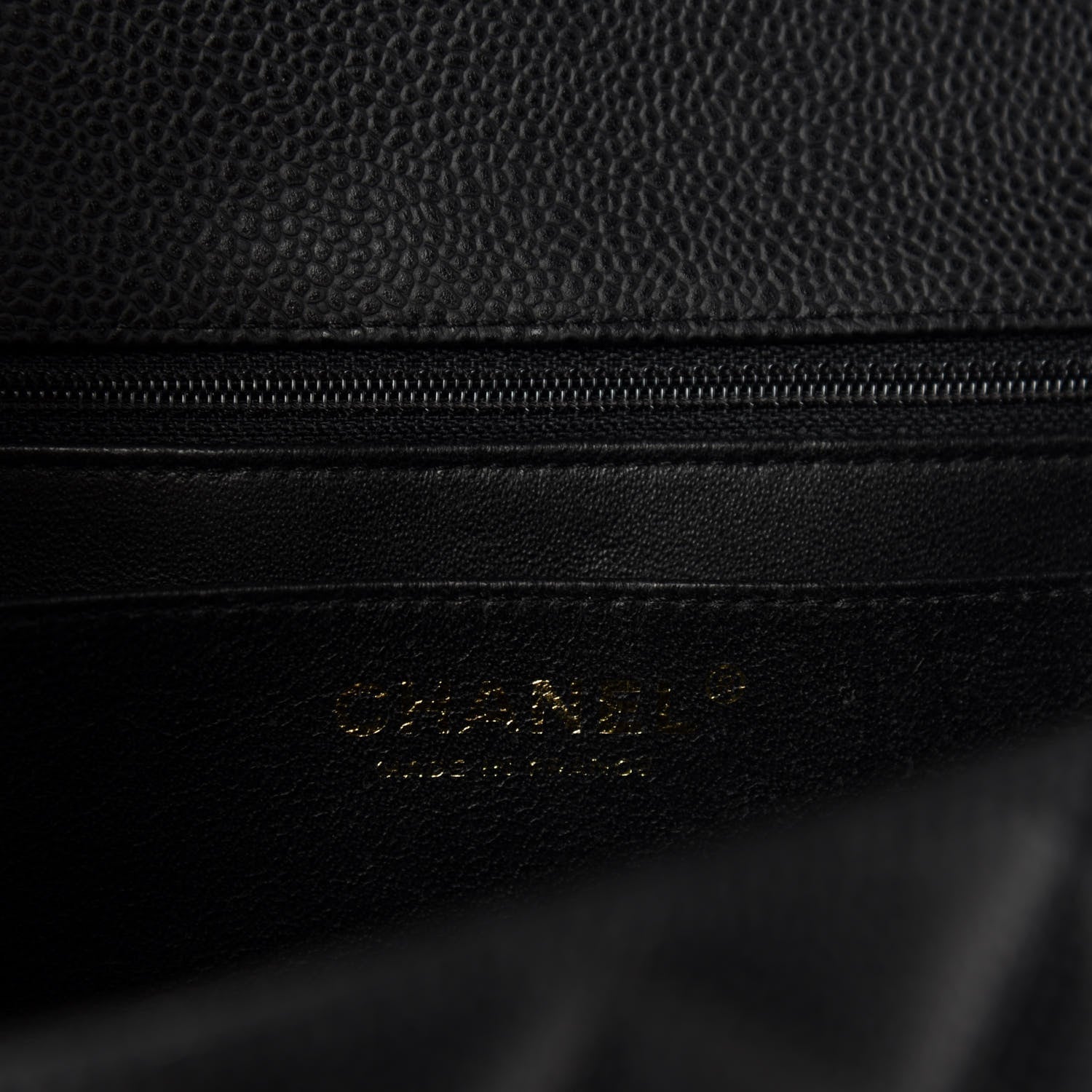 Chanel Caviar Quilted Jumbo Single Flap Black 8 of 11
