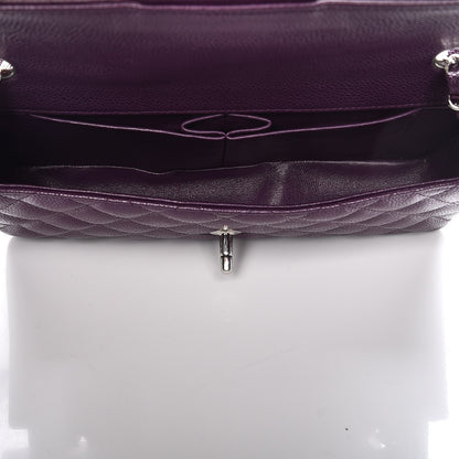Chanel Caviar Quilted East West Flap Dark Purple 5 of 7