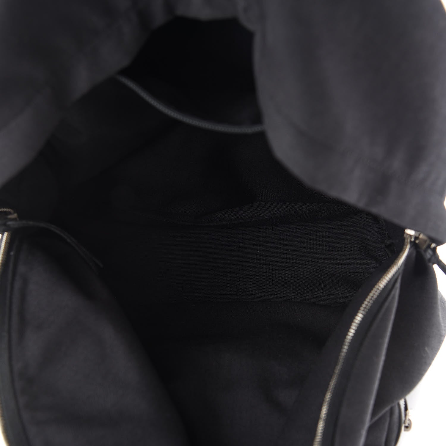 Saint Laurent Canvas City Backpack Black 5 of 12
