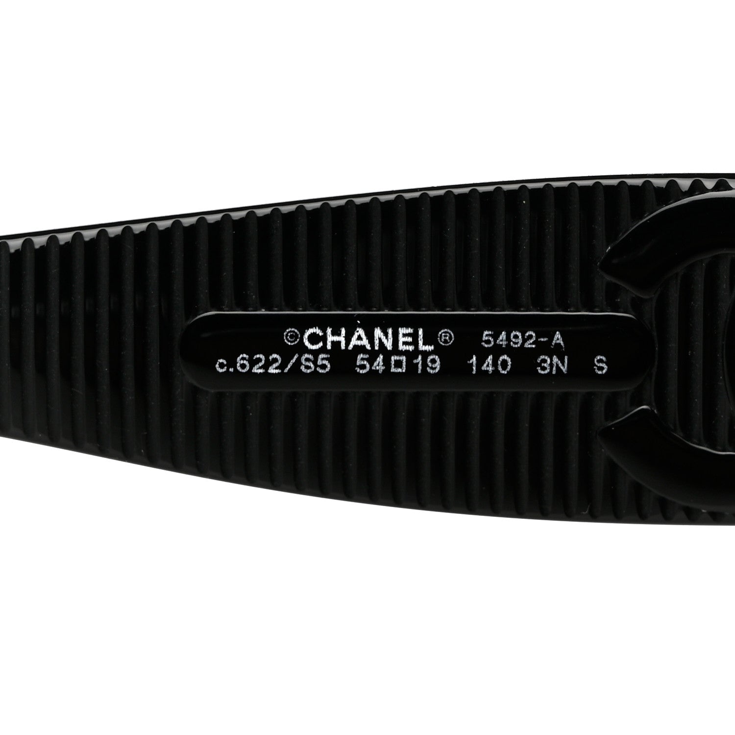 Chanel Acetate Butterfly Large CC Sunglasses 5492-A Black 5 of 8