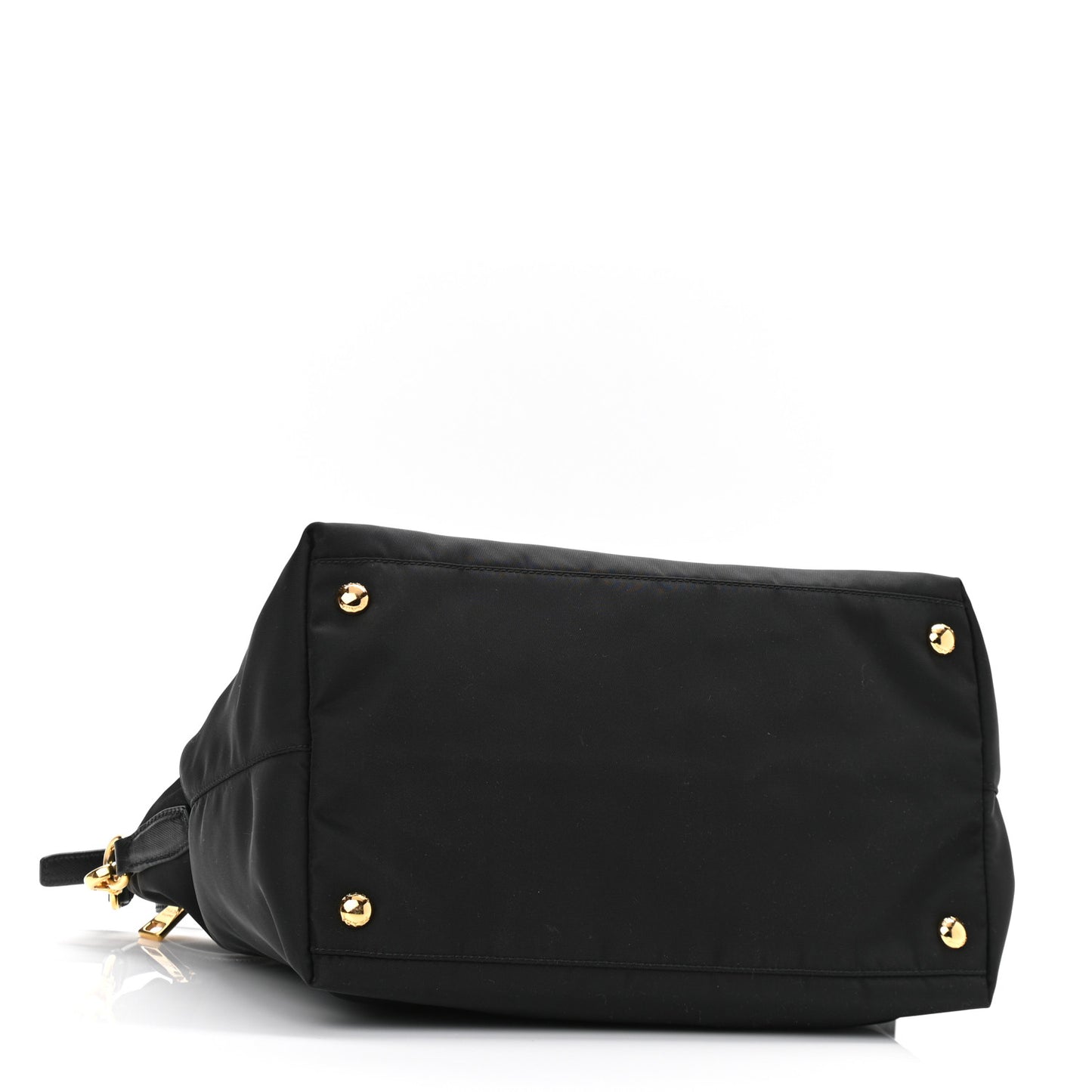 Tessuto Nylon Saffiano Tote Black